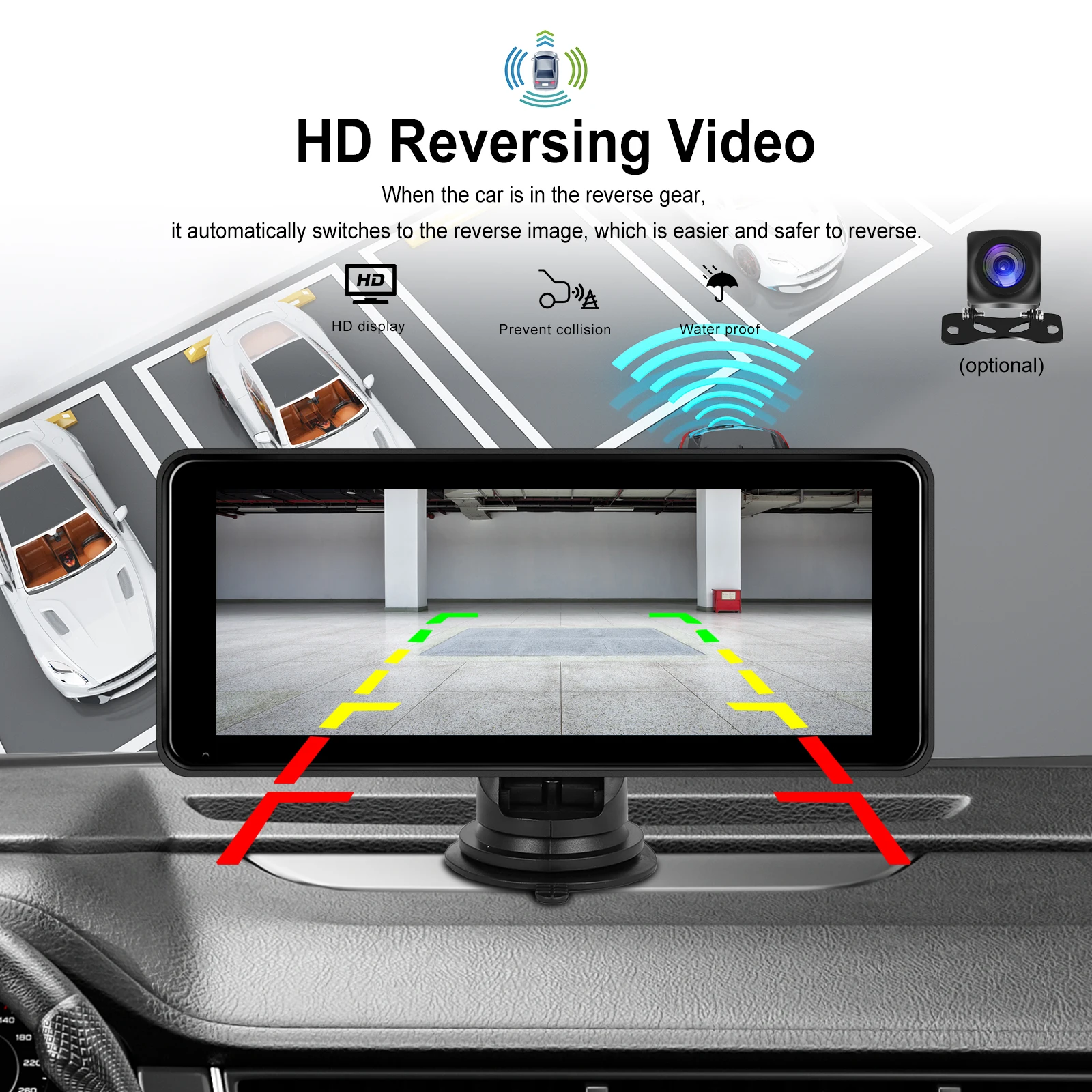 Podofo 6 86 &quotCarPlay монитор автомобиля Carplay Android Авто экран портативный умный плеер