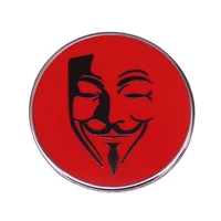 vendetta wears a mask jewelry gift pin wrap garment fashionable creative cartoon brooch lovely enamel badge clothing accessories