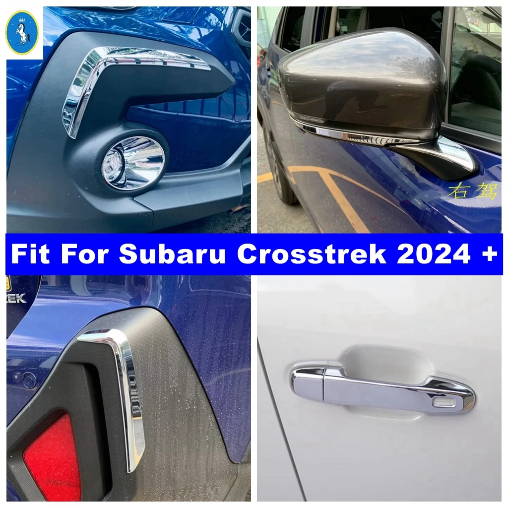 

Автомобильное зеркало заднего вида/боковая дверная ручка/передние и задние противотуманные фары, накладка, подходит для Subaru Crosstrek 2024, внешние аксессуары