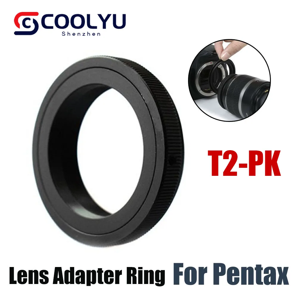 

T2-PK T Mount Lens Adapter Ring For Pentax K-70 K-1 K-3 K-S2 K-S1 K-50 K-30 K-5 IIs II K-500 K-x K-7 K-m K100D K10D K20D Cameras