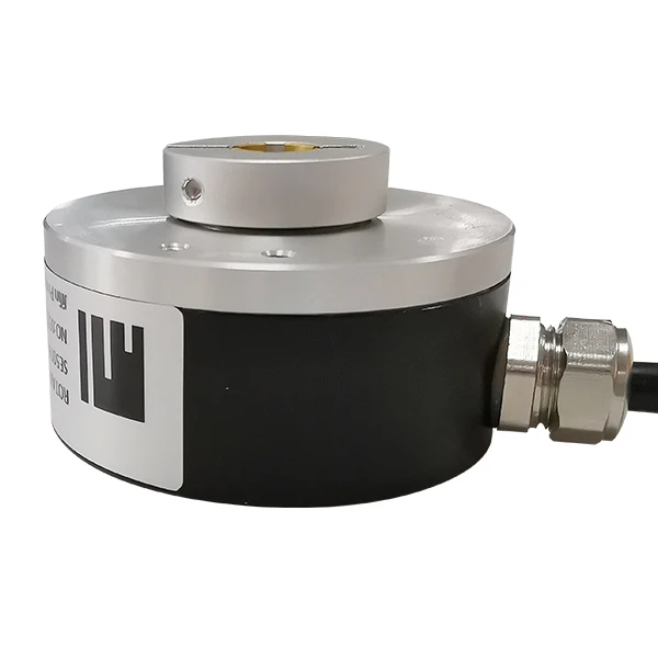 

Angle optical absolute encoders 10 bit hollow shaft rotary encoder RS485