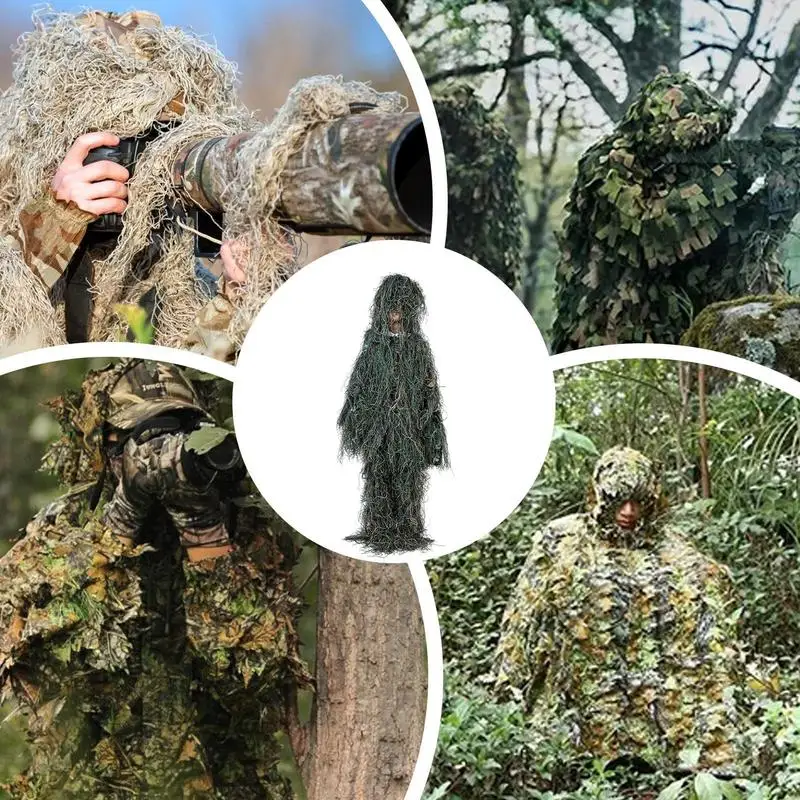 Камуфляжные костюмы для мужчин охотничьи птицы камуфляжный костюм дышащие