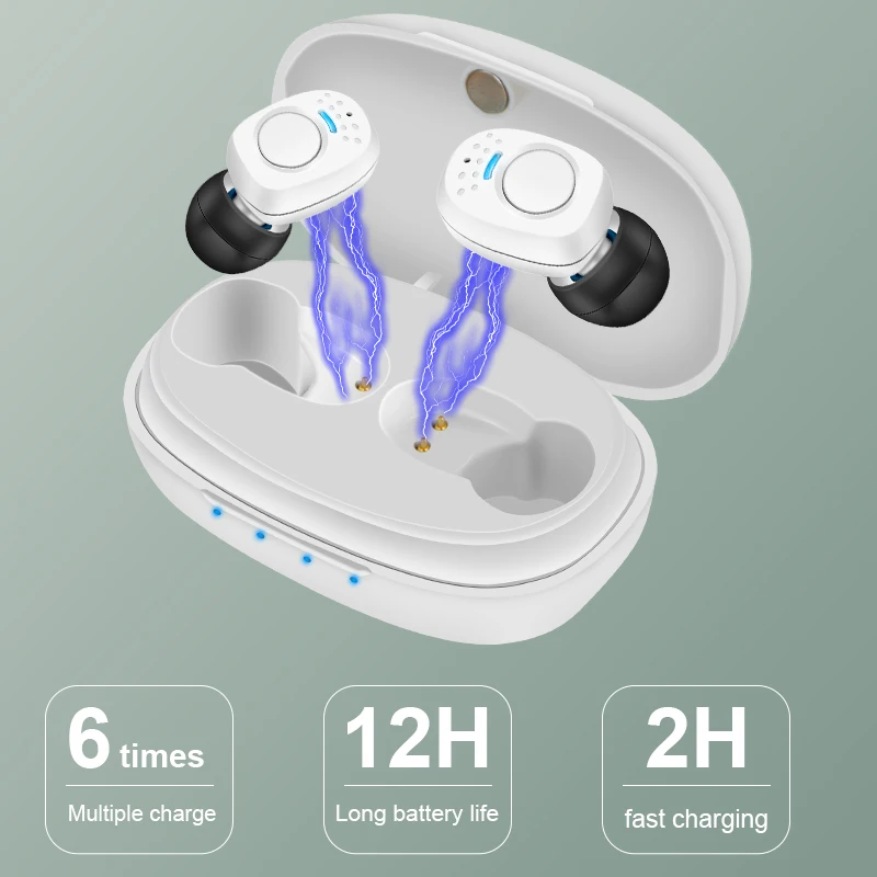 Rechargeable Hearing Aid Digital Hearing Aids For Deafness Elderly Noise Reduction Wireless Earphone Sound Amplifier audifonos