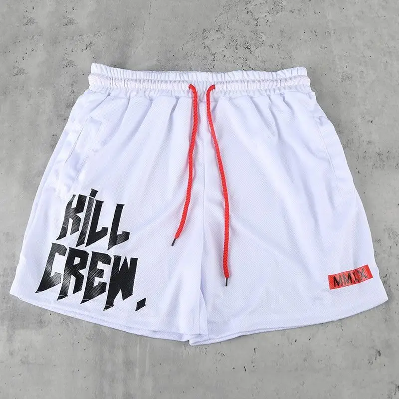 

Summer new basketball sports shorts men's outdoor running fitness breathable leisure mesh quick-drying Beach Shorts