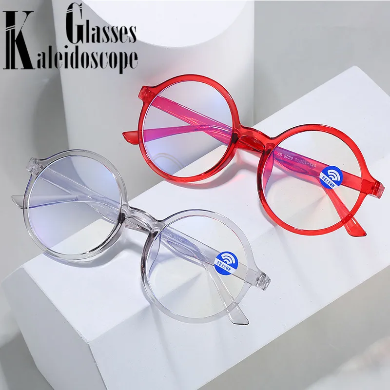 

Классическая круглая оправа для очков для женщин и мужчин, винтажные брендовые дизайнерские круглые оправы, очки конфетных цветов, оптичес...