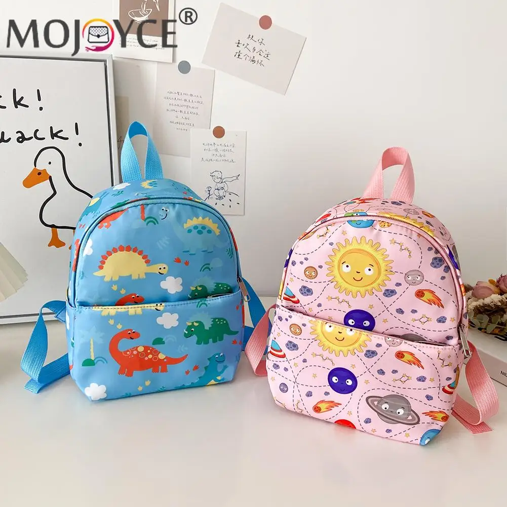 

Детский школьный ранец с милыми животными, мультяшными динозаврами, нейлоновый рюкзак для мальчиков и девочек, органайзер с защитой от краж...