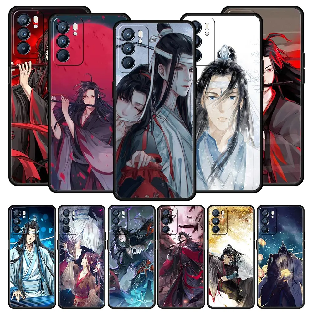 

MDZS Mo Dao Zu Shi Wei Wuxian чехол для телефона для Oppo Find X5 A54 A53 A52 A9 2020 A15 A95 A16 A76 A74 Reno7 SE Reno6 Pro 5G Cover
