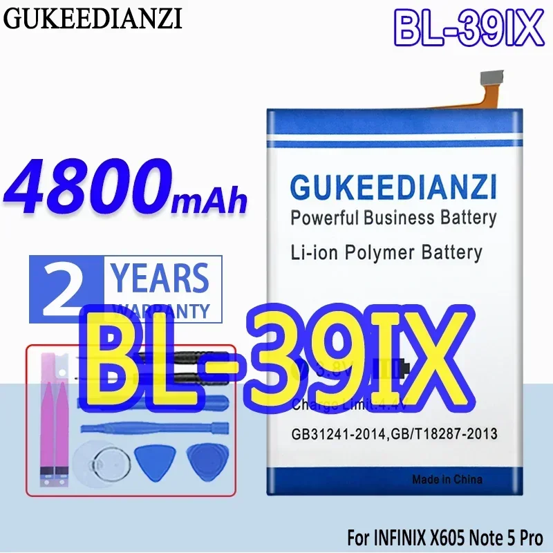GUKEEDIANZI Аккумулятор BL-39IX BL-49FX BL-44AX BL-44CX для INFINIX Note 4/5 Pro Note5 X687 X605 CE9 Hot 8 Hot8 Spark 5
