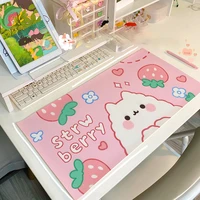 large mouse pad kawaii non slip desktop table mat student desk mat cute bear bunny mouse pad large game mat desk organizer