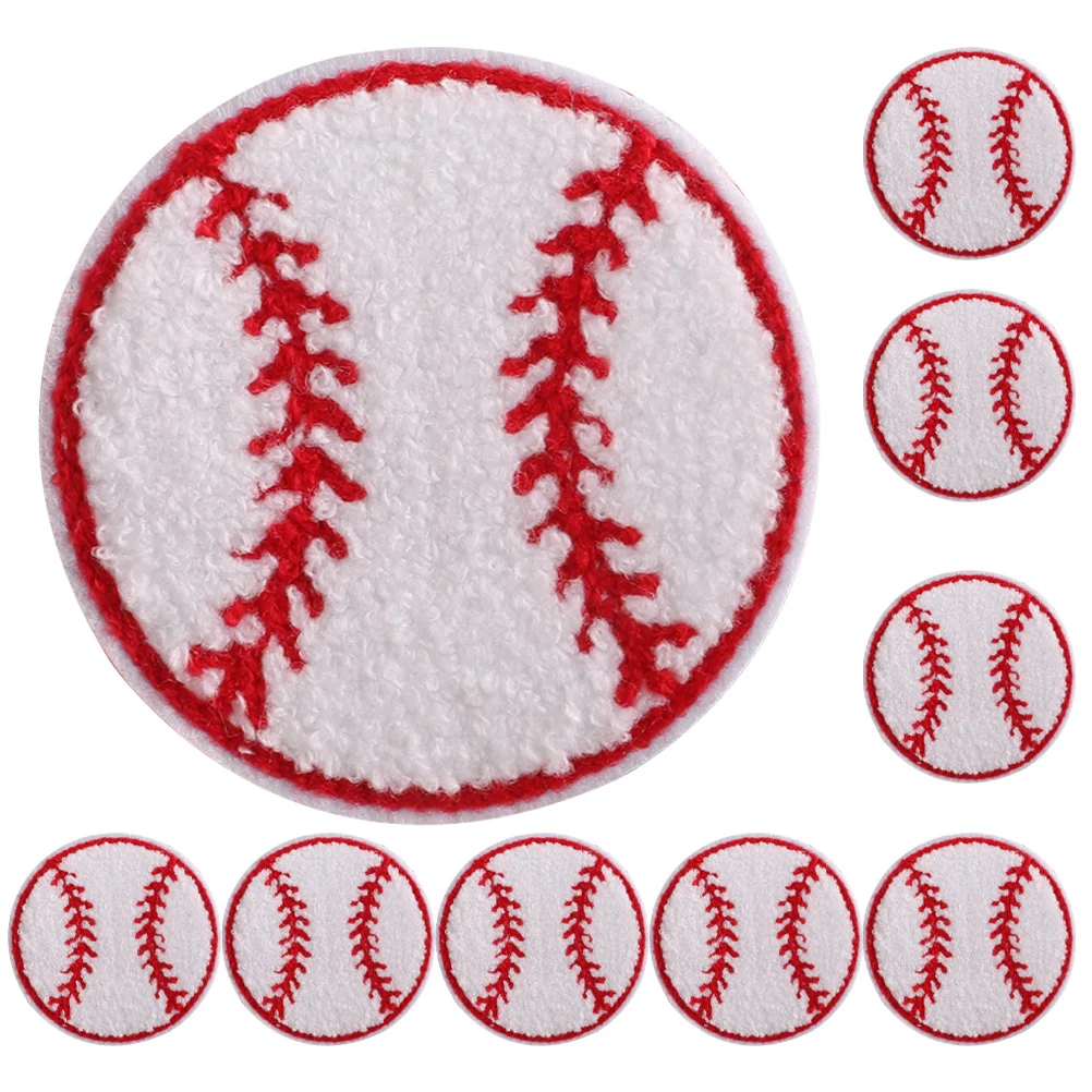 

Patches Baseball Embroidered Iron Hat Badges Applique Jeans Softball Cloth Chenille Repair Appliques Party Pacthes Favors Sew