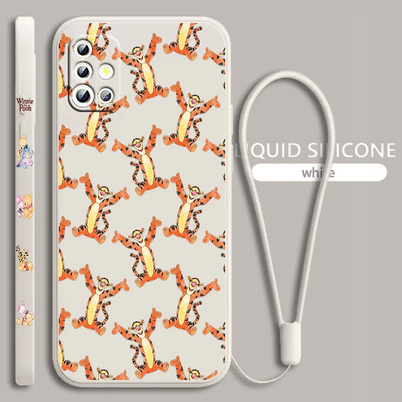 

Winnie The Pooh Anime For Samsung Galaxy A71 A51 A81 A91 A41 A31 A21S A11 A01 A50 A30 A20S Liquid Left Rope Phone Case Fundas