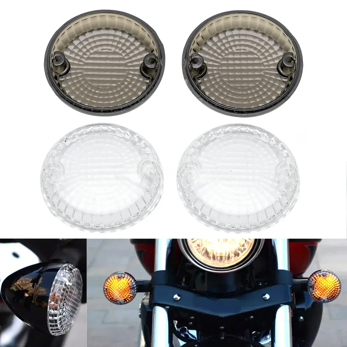 Для Kawasaki Vulcan VN 1500 1600 900 800 750 500 VN1500 VN800 VN500 мотоциклетные указатели поворота линзы