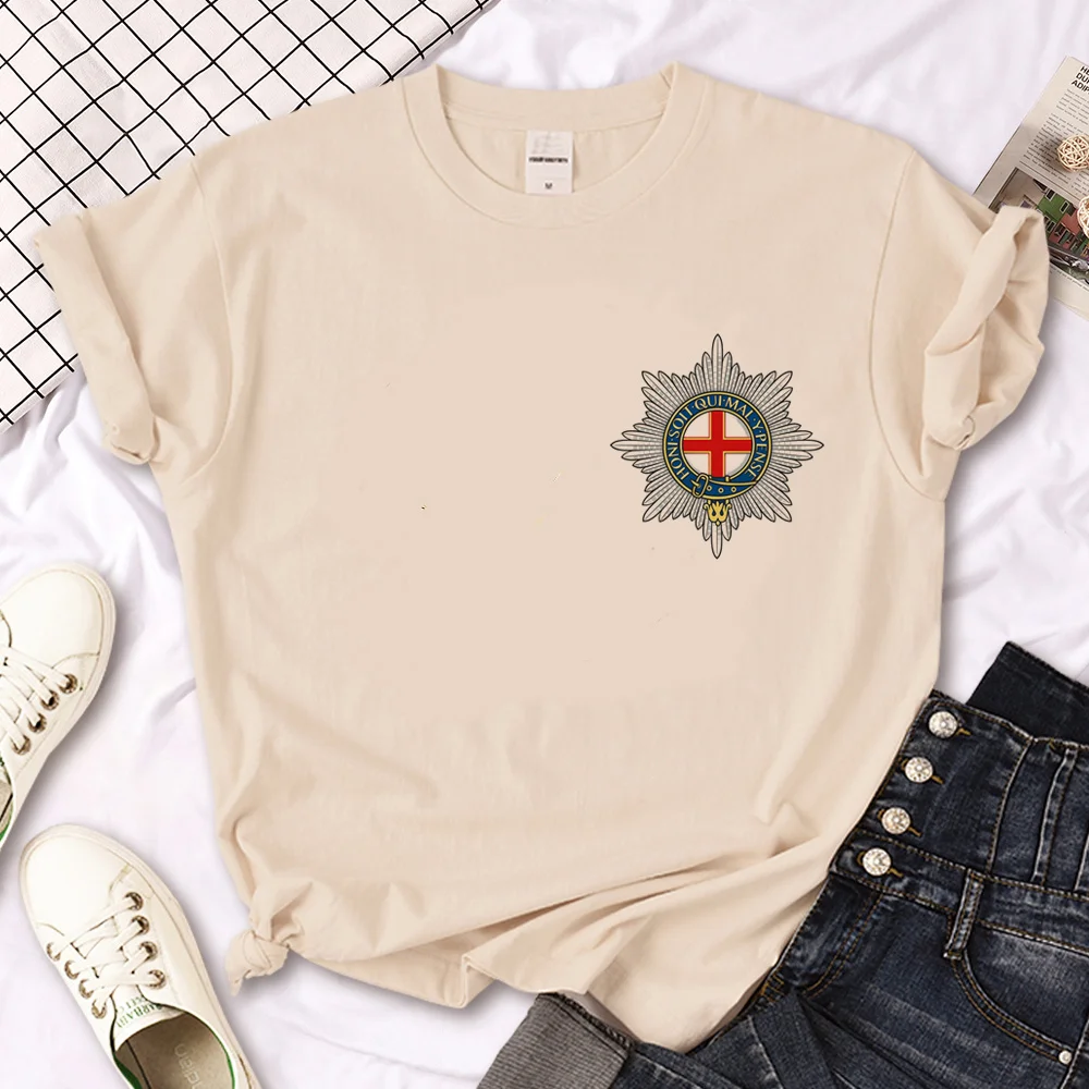

Топ британской армии, Женская графическая дизайнерская футболка, забавная одежда из комиксов для девочек и аниме