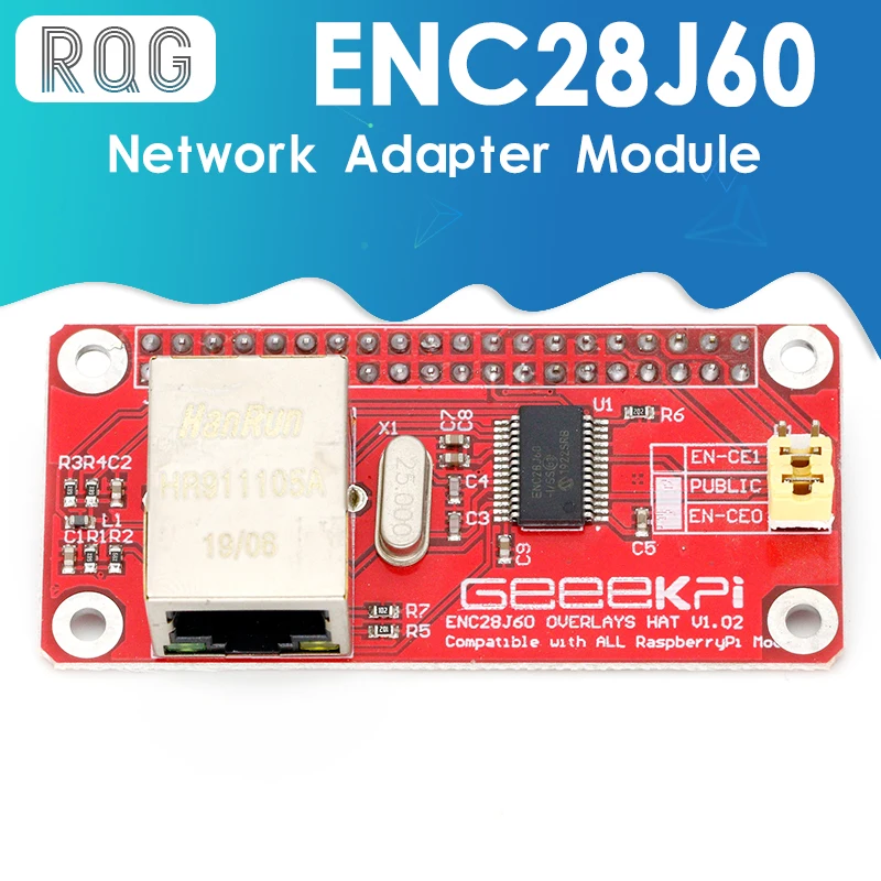 

ENC28J60 Network Adapter Module for Pi Zero