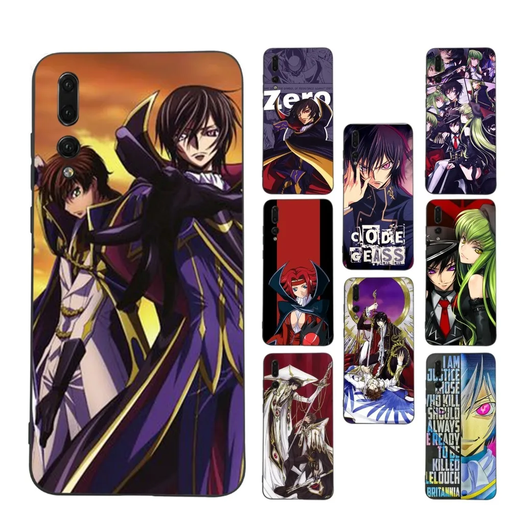 

Japanese Anime Code Geass Phone Case For Huawei P 8 9 10 20 30 40 50 Pro Lite Psmart Honor 10 Lite 70 Mate 20lite
