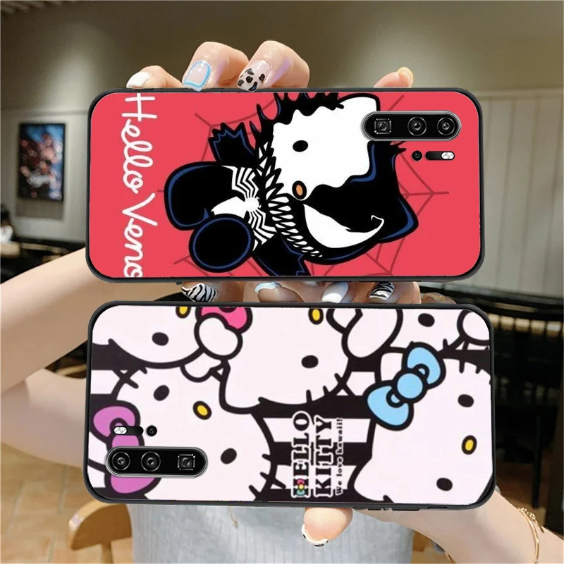 

Hello Kitty Cute Phone Cases For Huawei Honor P30 P40 Pro P30 Pro Honor 8X V9 10i 10X Lite 9A Funda Carcasa Coque