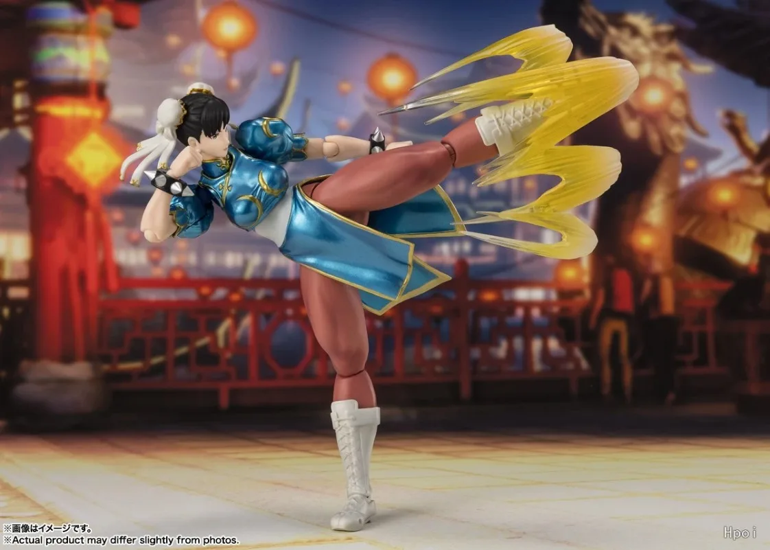 Фото Фигурки Bandai S.H.Figuarts Чун Ли, Гайл, Рю из серии Street Fighter, аниме-модели, подарки, коллекционные модели, игрушки для демонстрации. №2