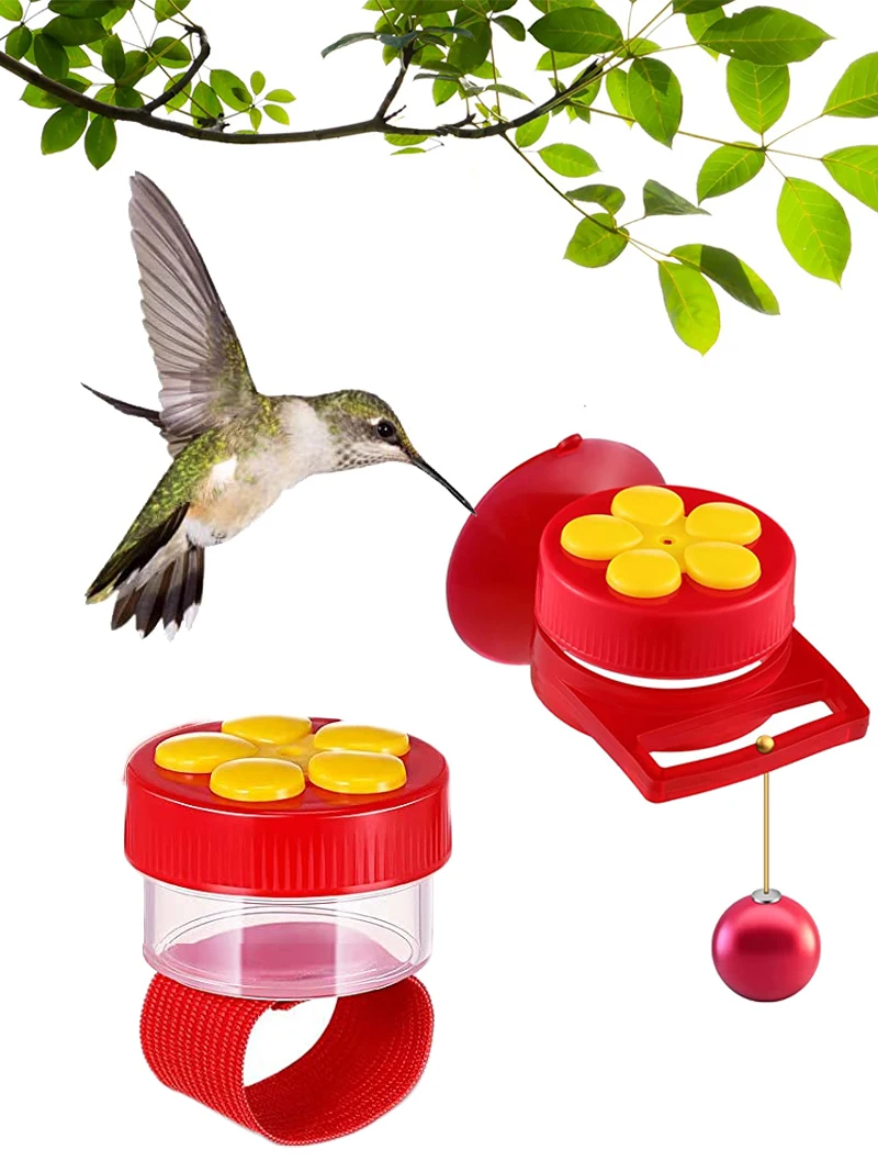 Nectar Feeding Station Cup Wrist Finger Hand Window Hummingb