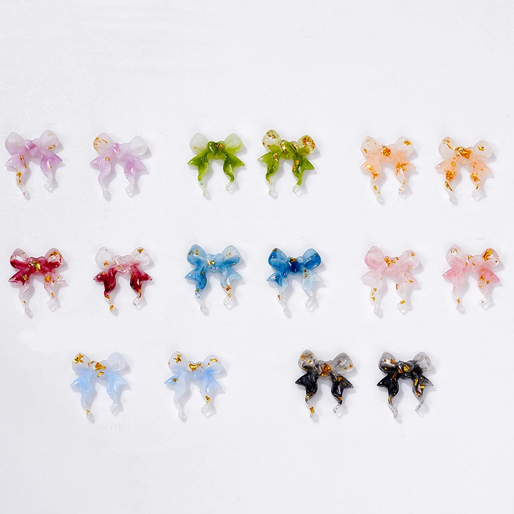 50 шт. полимерная неровная лента для ногтей искусственная 3D блестящая золотая