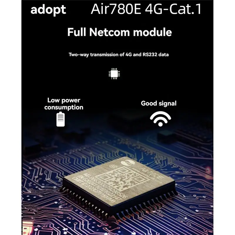 Модуль передачи данных ABLQ Air780e 4G в RS232, модуль 4G в RS232, разработка LUATOS, модуль RS232 в 4G (art.: 3920d4e669b57) - 3920d4e669b57