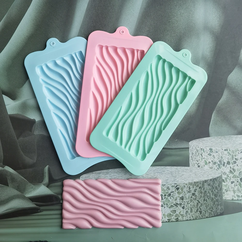 

Lumpy Wave Shaped Chocolate Baking Tool Silicone Chocalate Mold Cake Decoration Jelly Candy Mold 3D Mould