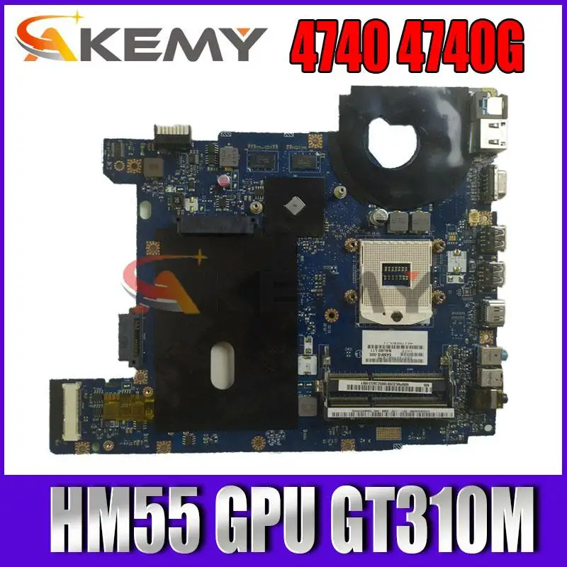 

Материнская плата для ноутбука ACER 4740 4740G, системная плата NALG0 LA-5681P PGA989 HM55 GPU GT310M DDR3