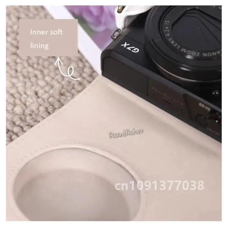 Сумка для камеры Roadfisher из искусственной кожи защитный чехол базовый ремень Sony ZV10