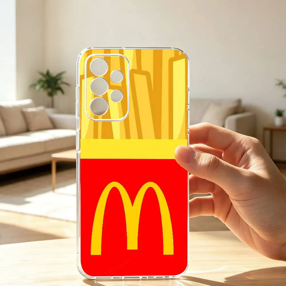 Фото Чехол для телефона C-Cool B-Brand McDonaldsES, прозрачный силиконовый, мягкий, для Samsung S25, S24, S21, S22, S23, S30, Ultra, S20, Plus, Fe. Подарок. №4
