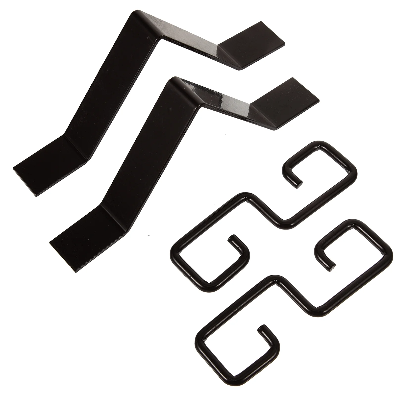 

2 Set Rain Chain Install Hook Replacement Cups Drain Adapter Metal Downspout Gutter Hooks