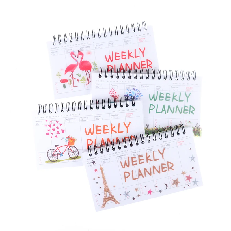 

Kawaii Weekly Planner Notebook Journal Agenda 2023 Cute Diary Organizer Schedule School Stationery Office Supplies Gifts