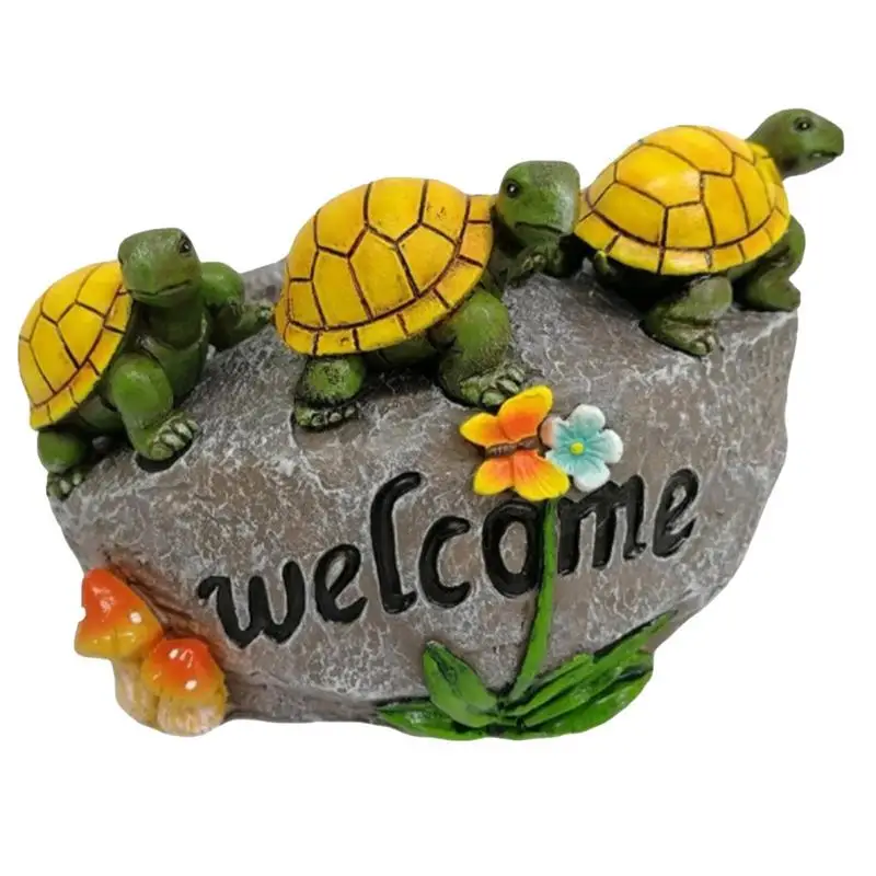 

Novelty Flower Pot Turtle Planter for Garden Resin Flower Vase Modern Plants Container Decorations for Home Office Garden Patio