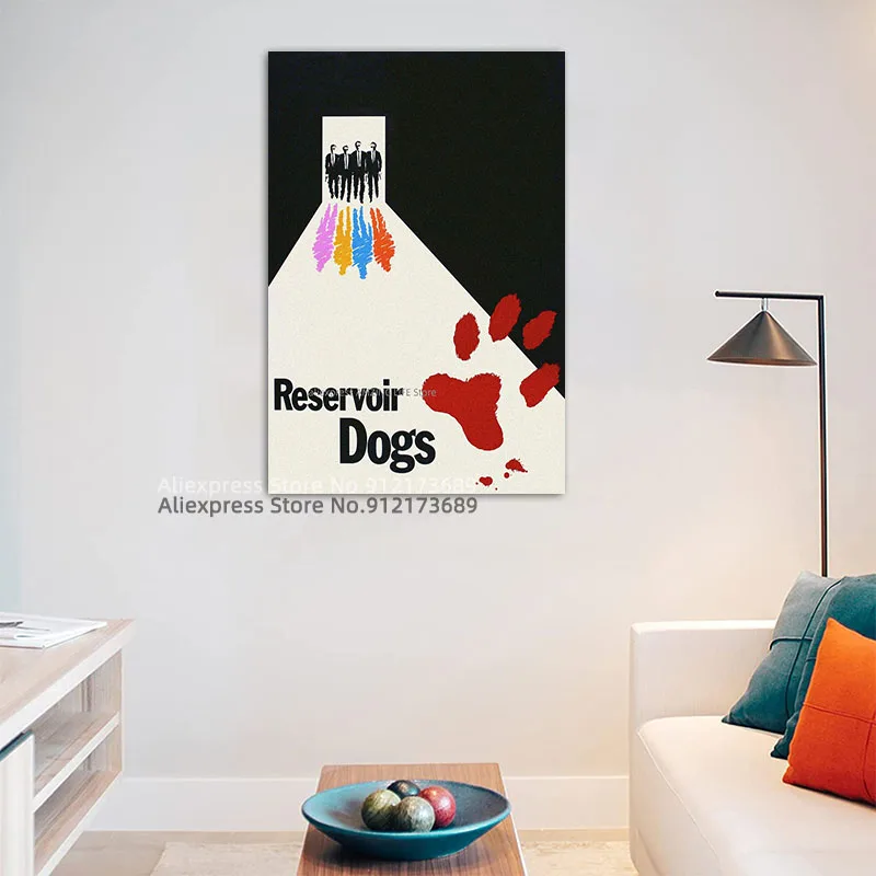 Плакат с изображением бешеных собак художественный постер холст живопись