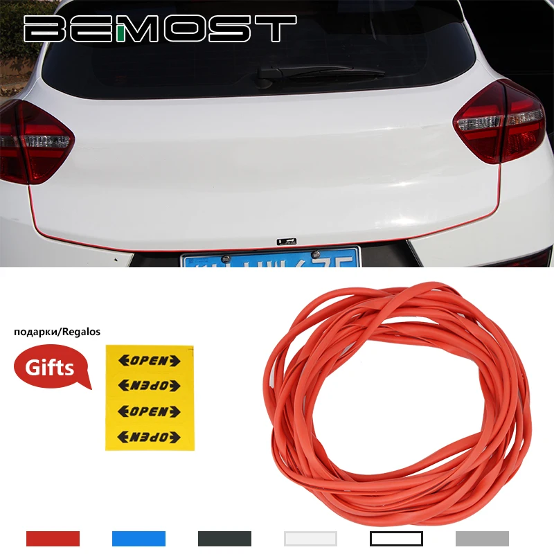 Автомобильный Стайлинг BEMOST, полоса на края двери, защита от царапин, наклейка для BMW для 1 серии X1 X3 X5 X6 F15 F16 F20 F25 F10 E60 E84