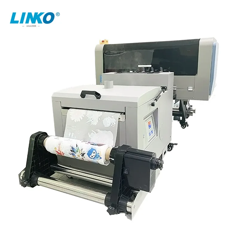 Продукты подлежащие продаже linko 6 цветов маленький A3 30 см DTF принтер XP600 I3200 печать