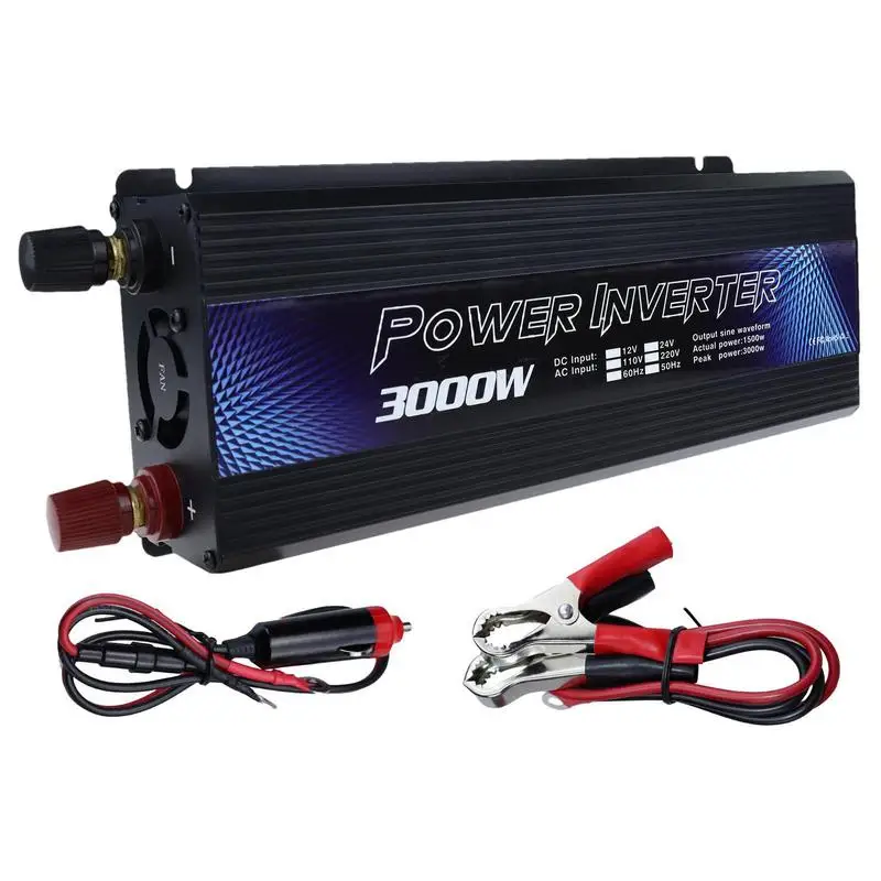 

USB Vehicle Charger Inverter Car Power Inverter DC12V To AC110-220V Car Converter For Laptop Mobile Phones Camping Ship Travel
