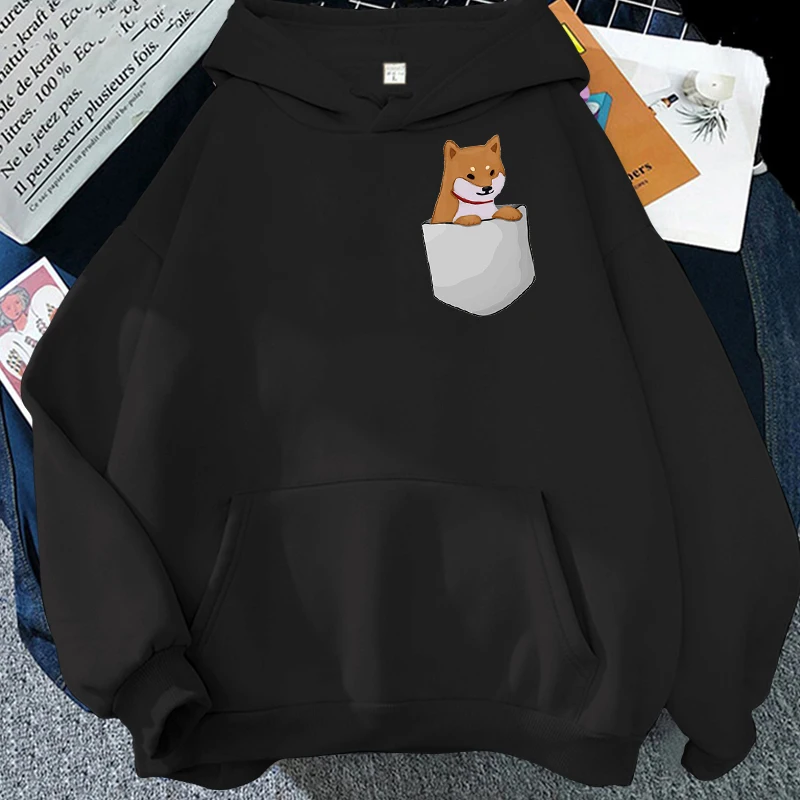 

С принтом на тему собак Толстовка с капюшоном, хлопковый свитшот в стиле панк с кулиской, Женские топы для подростков и мужчин с мультяшными ...