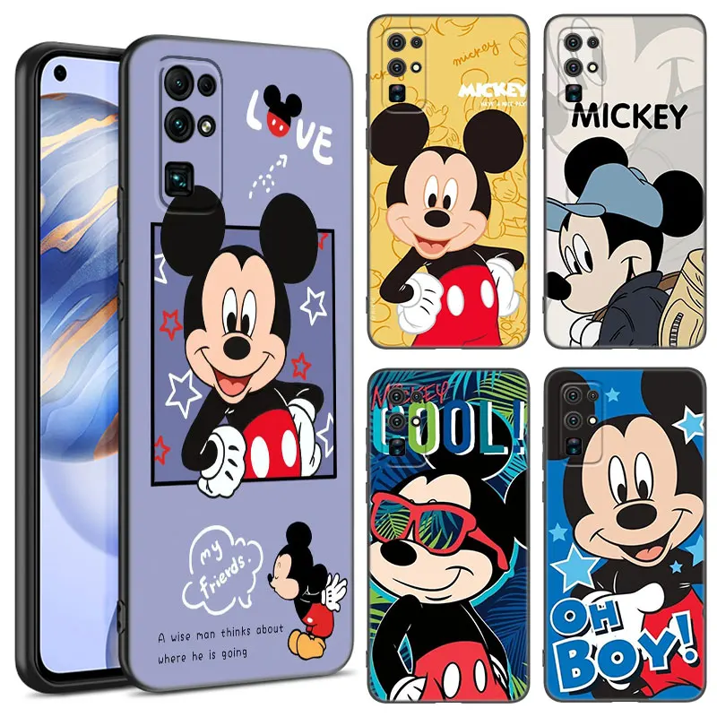 Милый чехол для телефона M-Mickey Mouse Huawei Honor 70 90 Lite X40 GT X50 i X5 Plus X6A X6S X7A X8A X8B X6 X7 X8 X9 4G X9A X9B