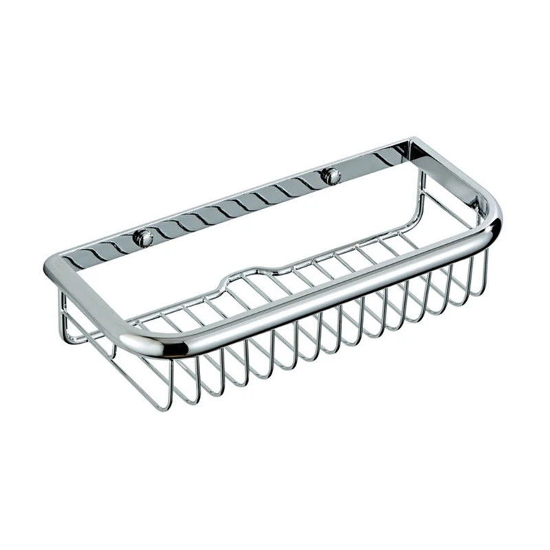 

Wall Mounted Bathroom Storage Basket Bathroom Soap Basket Brass Shower Rack Soap Basket Holder