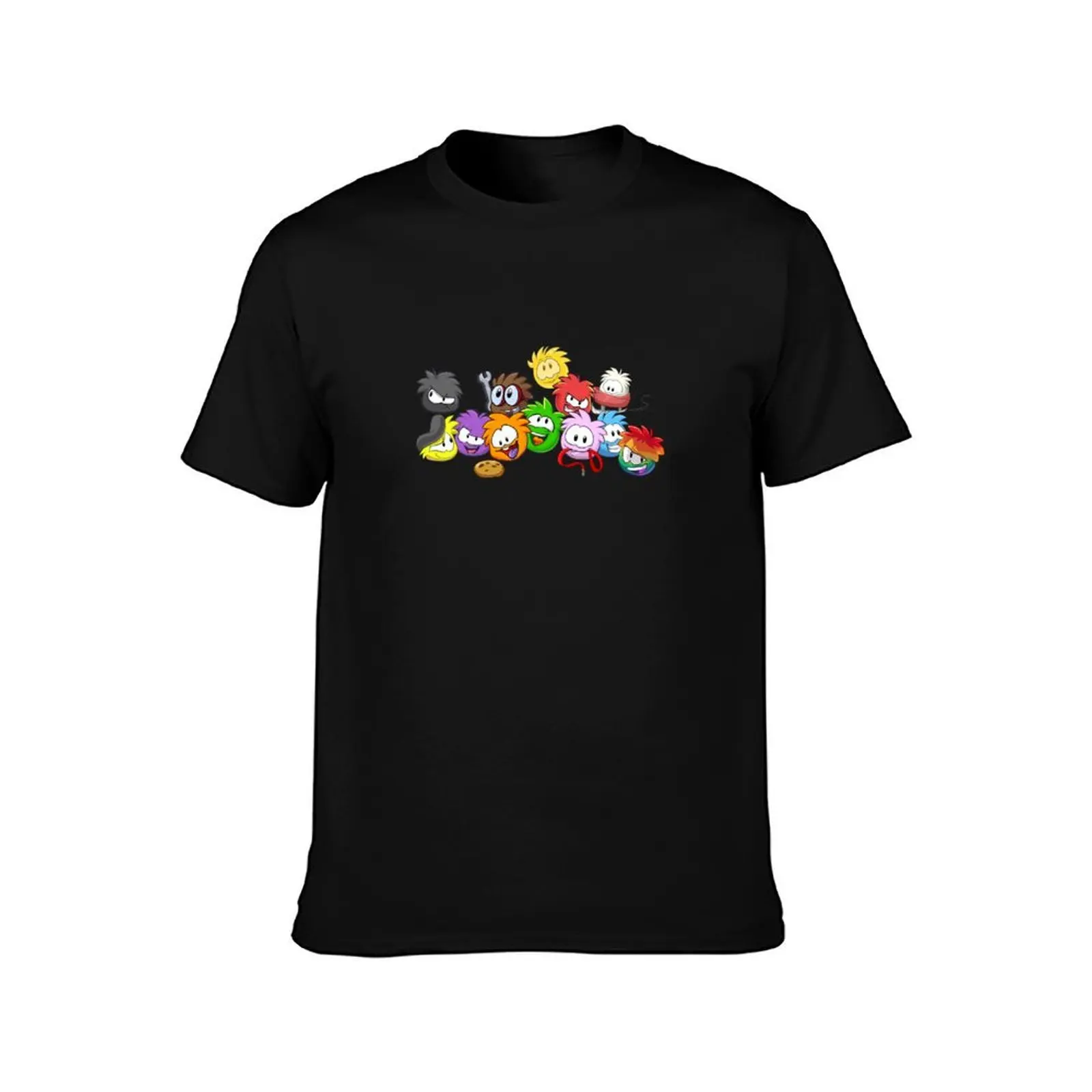 Фото Футболка Club Penguin All Puffles в стиле уличной моды, повседневная футболка. №2