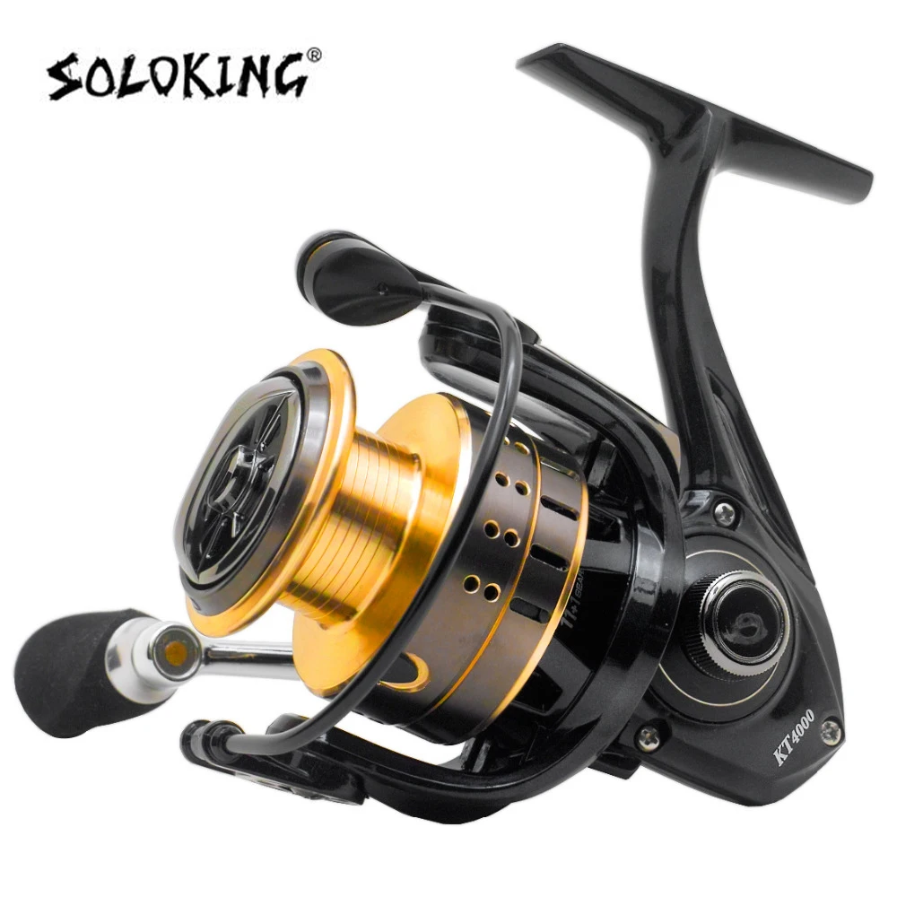 On Sale Fishing Reel 5.2 Gear Ration 10+1bb 12kg Drag Power 1000 2000 3000 4000 Series Spinning Wheels