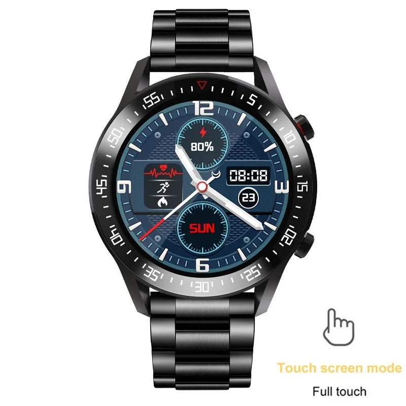 

LIGE New Smart watch Men Full touch Screen Sports Fitness watch IP68 waterproof Bluetooth Suitable For Android ios Smart watch
