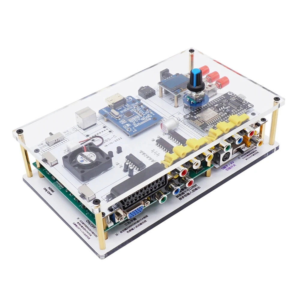 GBS управление GBSC RGBs SV Scart Ypbpr CVBS к VGA HDMI для ретро игровых консолей SEGA Dreamcase консоль