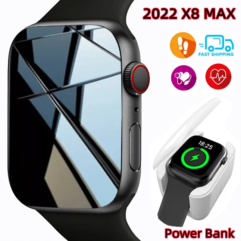 IWO Smart Watch Men Series 7 Smartwatch donna X8max Bluetooth Call Music Watches 2022 cardiofrequenzimetro Fitness Tracker per Android IOS