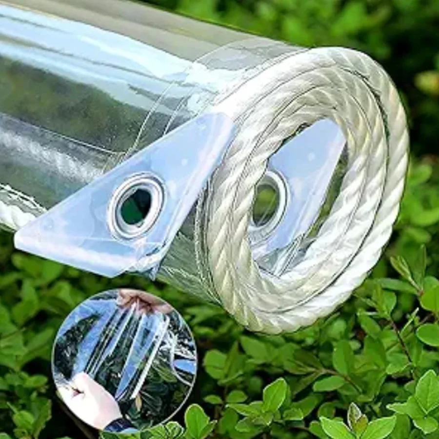 

Прозрачный водонепроницаемый тент из ПВХ