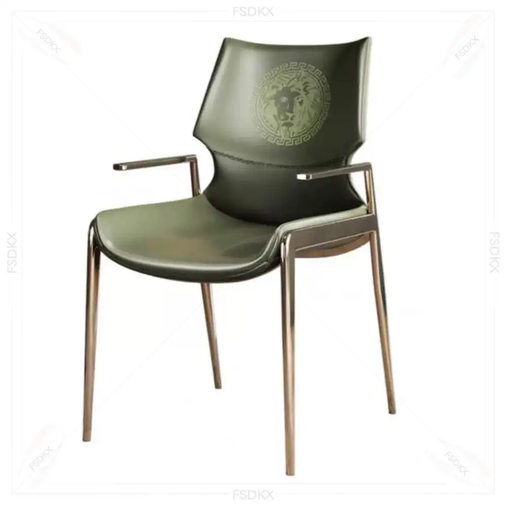 Мебель для дома столовая ресторан дешевая цена металлический каркас кожаный