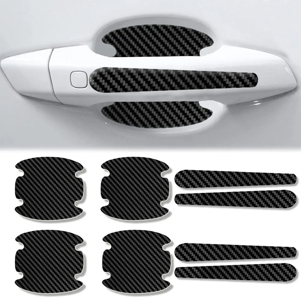

Car Door Handle Sticker Carbon Fiber Anti-Scratches Protective Films Door Side Paint Protection Door Handle Cup Protector Film
