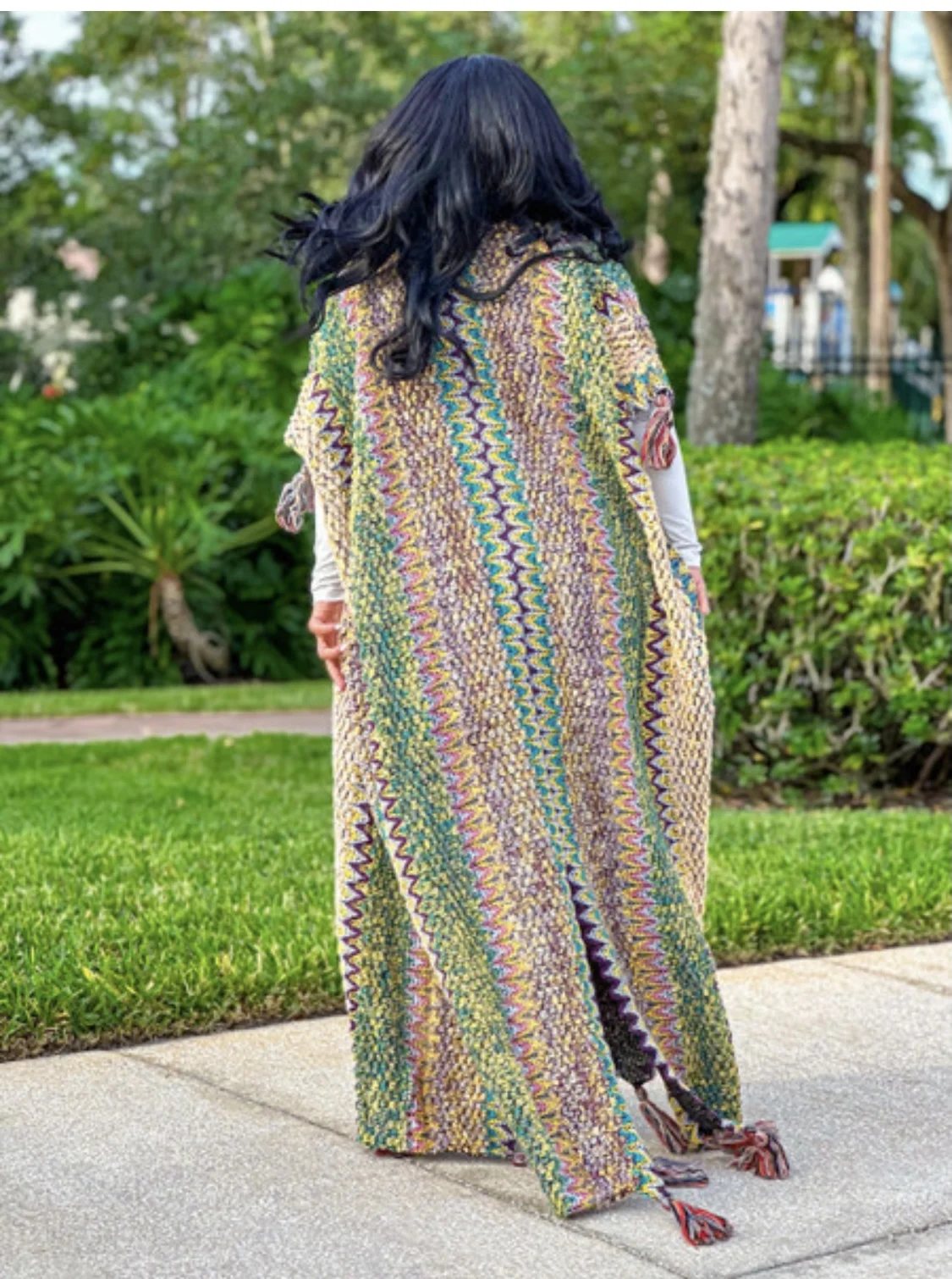 Зимняя мода африканские женщины полная длина теплое открытое переднее кимоно