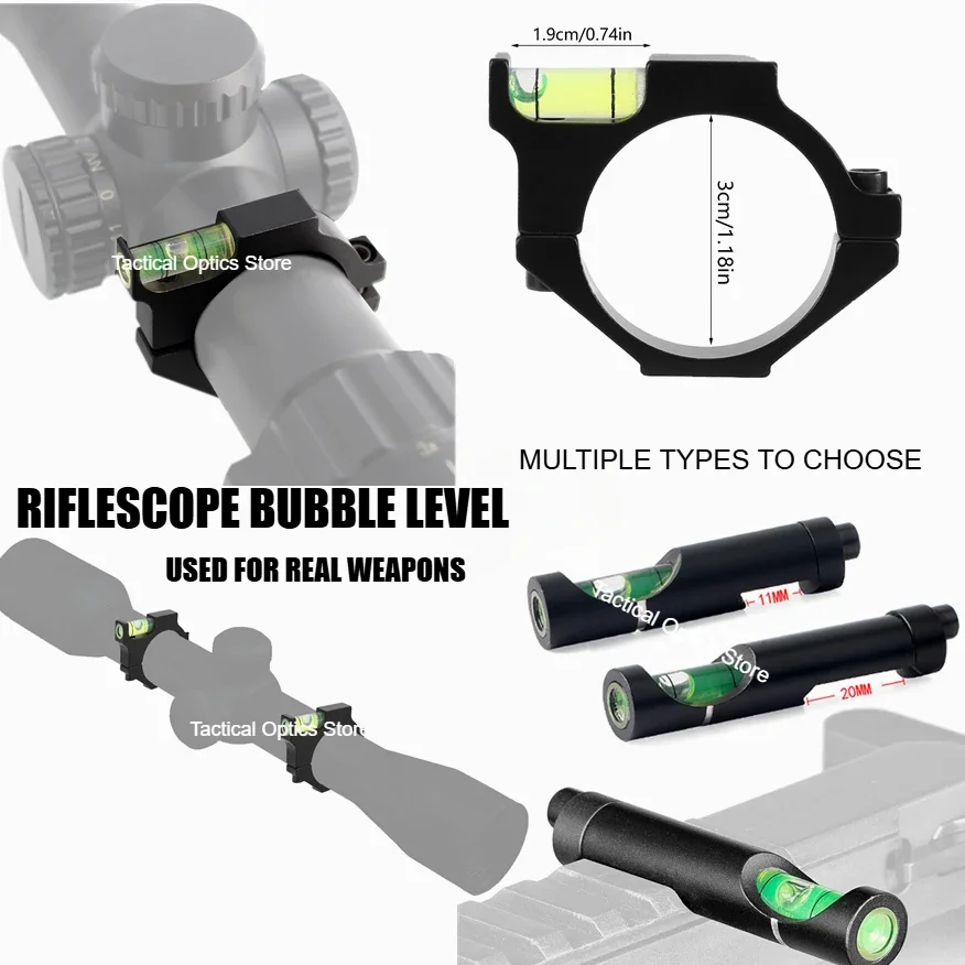 Оптика прицел пузырьковые уровни охотничий тактический спиртовой уровень 25 4/30/34