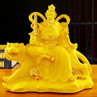god of wealth zhao gongming fortune ornaments zhao gongming god of wealth riding tiger statue home feng shui worship idol