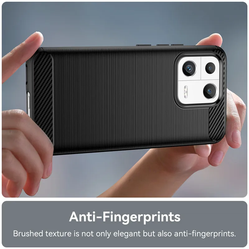 For Xiaomi 13 Case For Xiaomi 13 Cover Carbon Fiber Shockproof Silicone Protective Bumper For Xiaomi 13 Pro Fundas